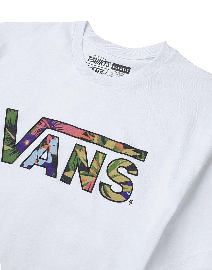 Floral Vans Logo - Vans Classic Floral Fill T-Shirt in White for Men - Lyst