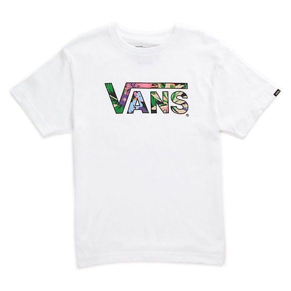 Floral Vans Logo - Boys Vans Classic Floral Fill Tee