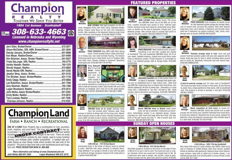 Champion Realty Logo - CHAMPION REALTY | Hemingford | starherald.com