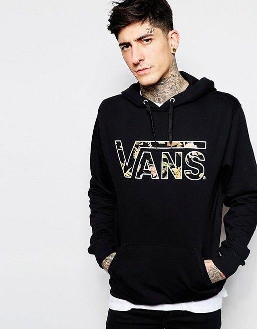 Floral Vans Logo - Vans | Vans Hoodie With Floral Logo