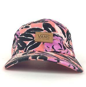 Floral Vans Logo - Vans Off The Wall Front Patch Logo Baseball Cap Hat Floral Print ...