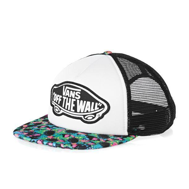 Floral Vans Logo - Vans Caps Beach Girl Trucker Cap