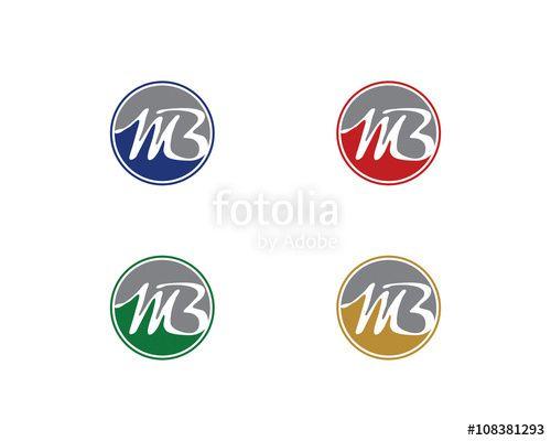 MB Letter Logo - MB Letter Logo Icon 2 Stock Image And Royalty Free Vector Files