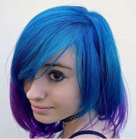 Blue and Purple Y Logo - Blue and Purple Hair Ideas. Haircut & color ideas
