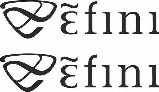 Mazda Efini Logo - Zen Graphics - Mazda Efini Decals / Stickers