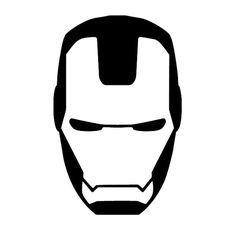 Iron Man Black and White Logo - printable arrow superhero outline - Google Search | Iron man ...