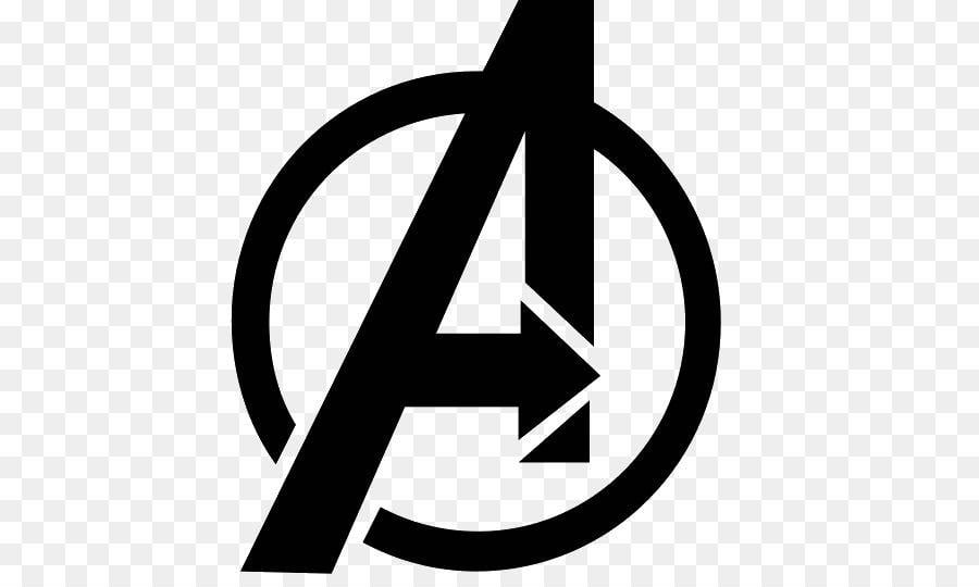 Iron Man Black and White Logo - Iron Man Thor Captain America Logo Decal Man png download