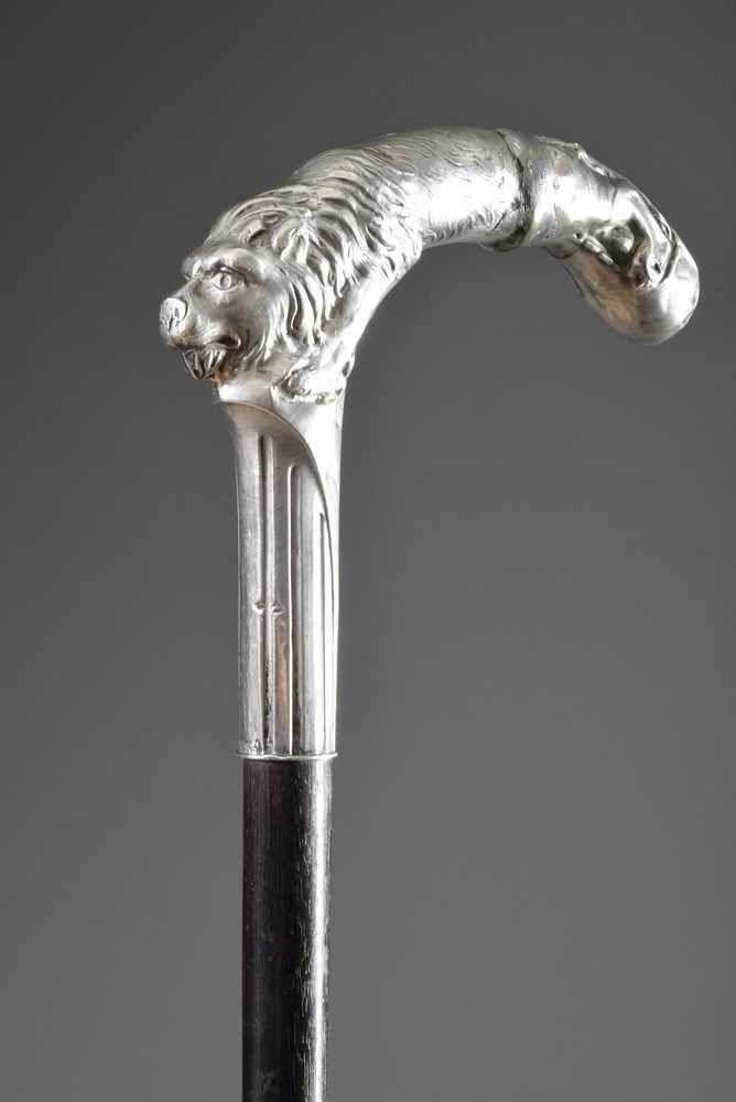 Walking Silver Lion Logo - Claudio1/#Claudio2]. Walking stick with silver 800 crutch '' lion ...