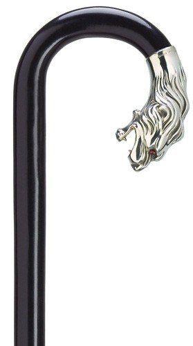 Walking Silver Lion Logo - Alpacca Silver Lion Head Walking Cane - Exquisite Walking Canes