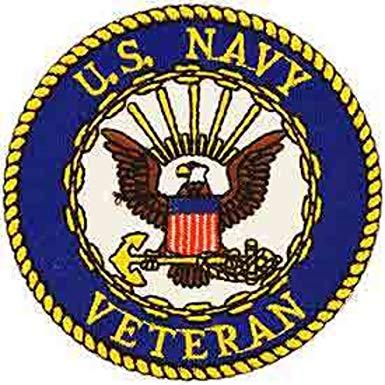 Navy Bird Logo - US Navy Logo Veteran Iron-On Patch: Amazon.co.uk: Clothing