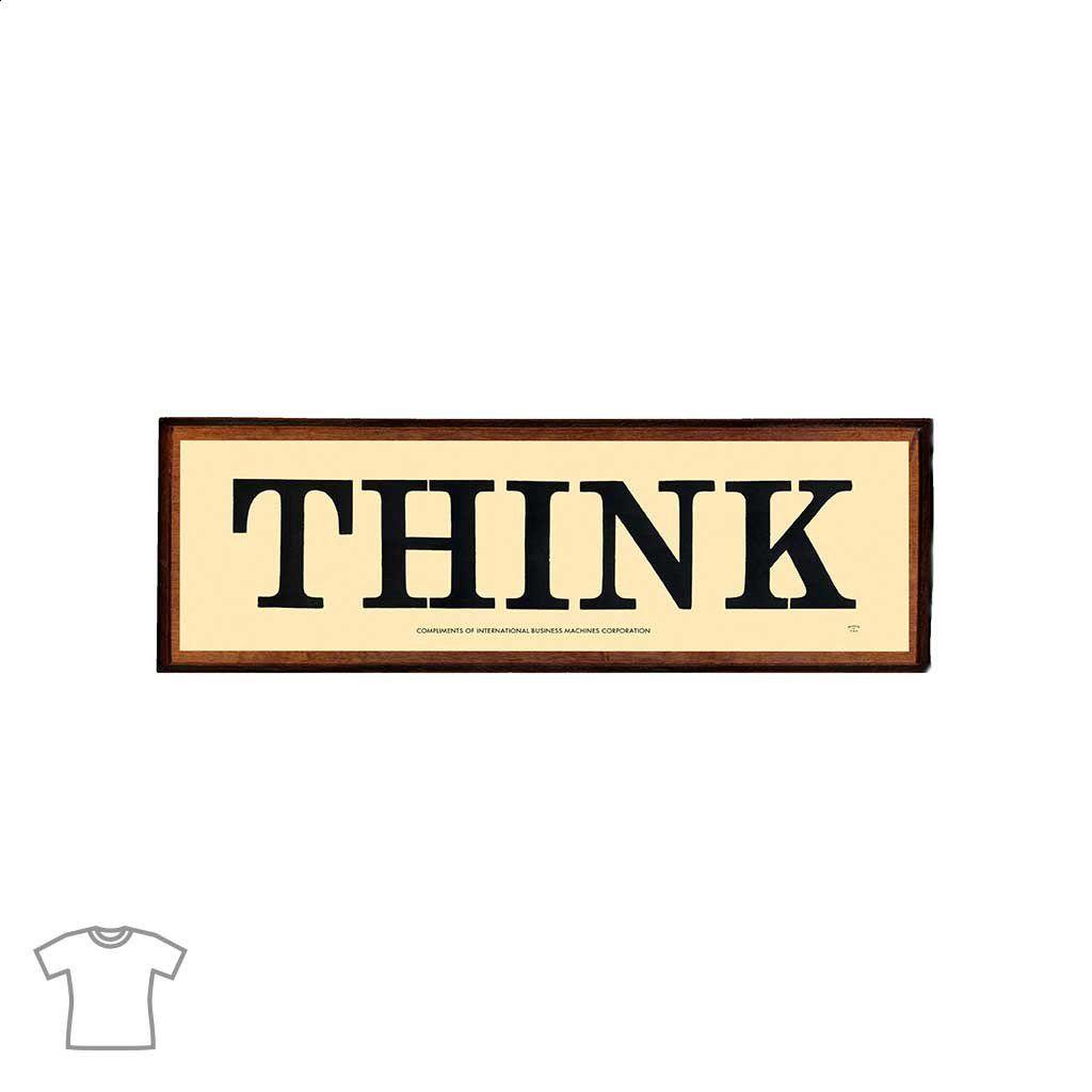 IBM Think Logo - THINK Sign T Shirt for Women – REMO General Store
