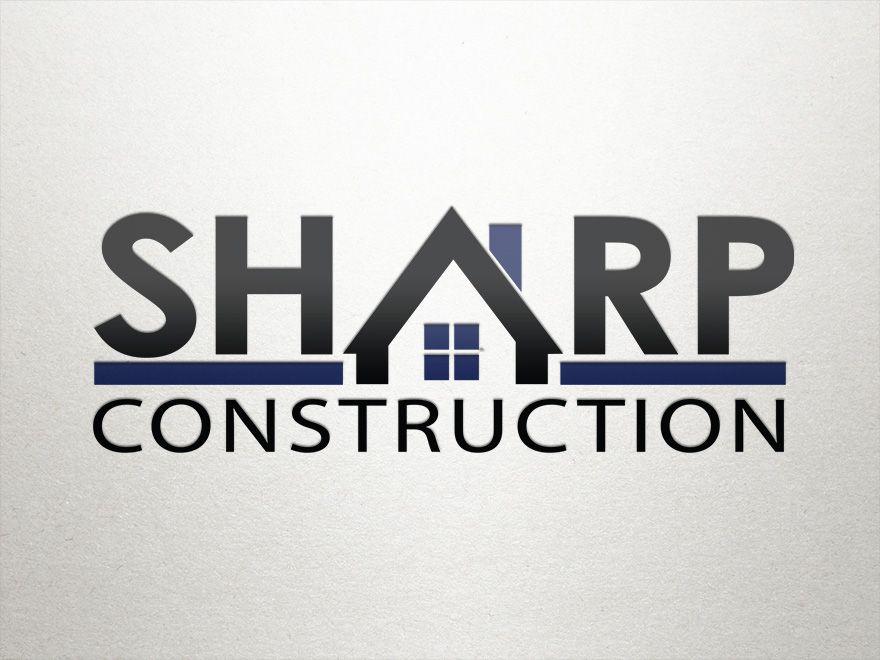Local Company Logo - Sharp Construction Company Logo