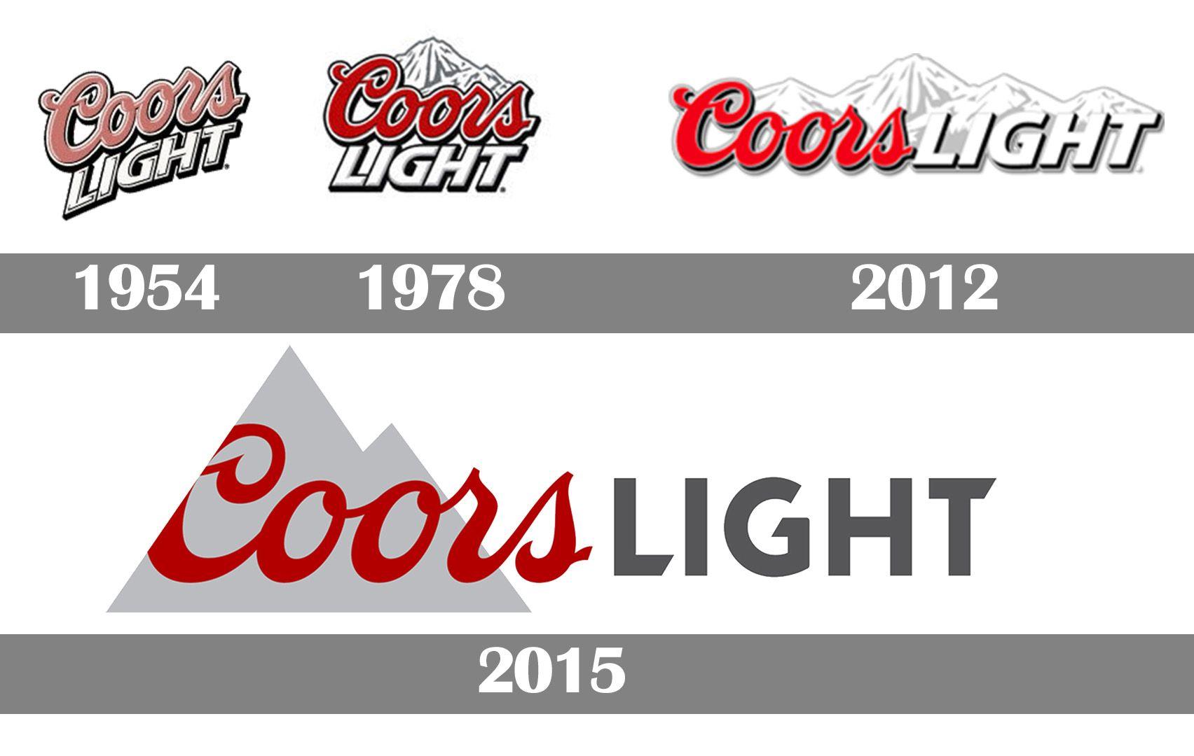 Coors Light Mountain Outline Logo - Coors Light logo, symbol, meaning, History and Evolution