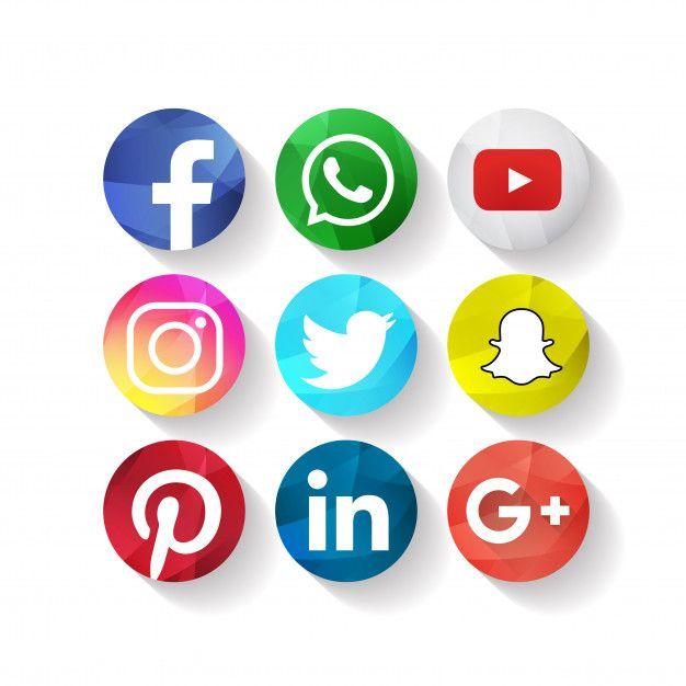 Creative Facebook Logo - Creative social media icons facebook Vector | Free Download