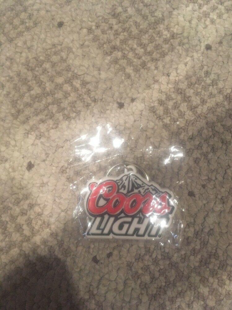 Coors Light Mountain Outline Logo - COORS LIGHT Beer - Key Chain - Coors Light Logo - NEW - Very Cool ...