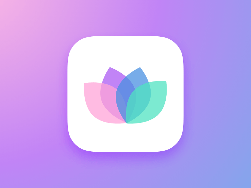 Water App Logo - Photo Filters App. iOS App Icon. Logan, Logotypes