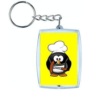 Black Red and Green Owl Logo - Keychain owl animal face Barbecues Bird Cooking Funny Barbecue