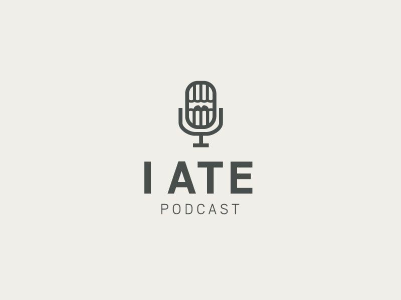 Podcast Logo - I Ate Podcast Logo | Logos | Logos, Logo design, Logo inspiration