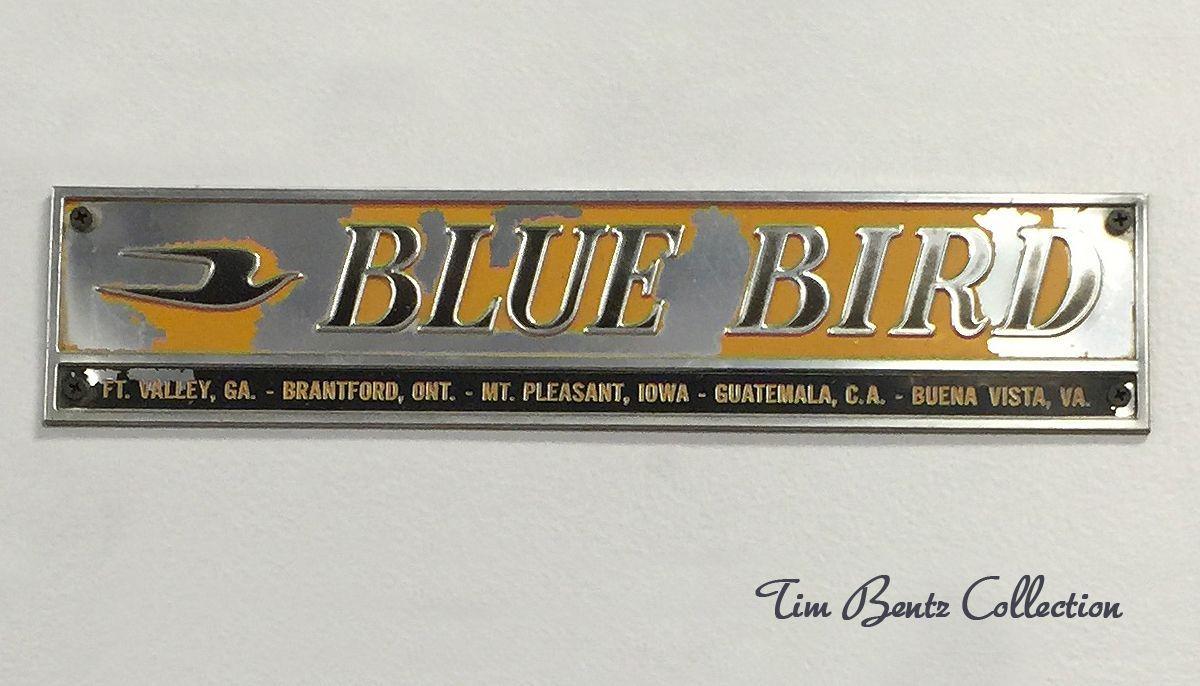 Blue Bird Company Logo - Blue Bird emblem (nameplate, badge) c.1980s. Albert L Luce, Sr was