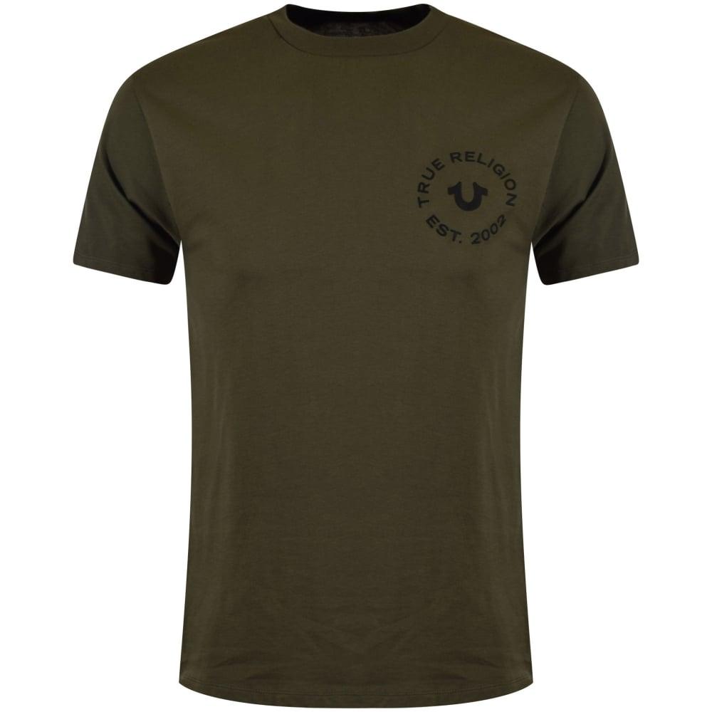 Men in Green Logo - TRUE RELIGION True Religion Green Logo T-Shirt - Men from ...