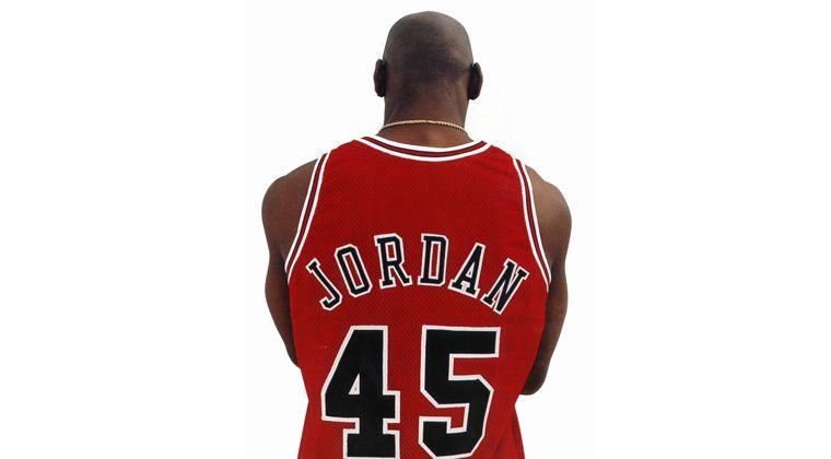 jordans with the number 45 on them