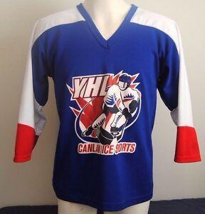 Red White and Blue Sports League Logo - Canlan Ice Sports Youth Hockey League Jersey Red White and Blue ...