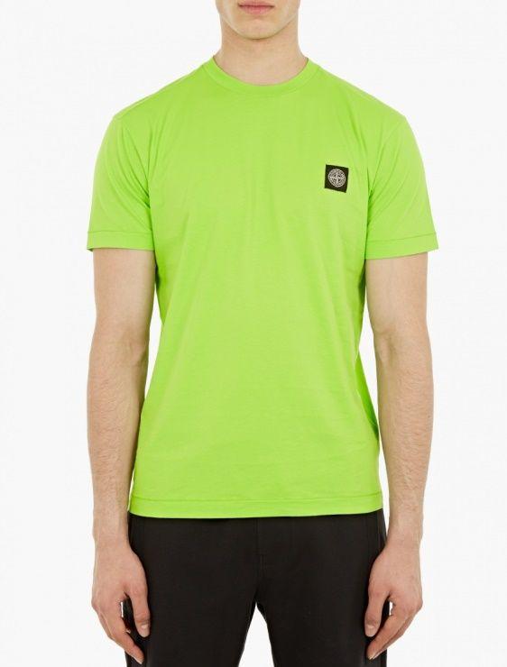 Men in Green Logo - Stone Island Men.aM56Du Green Logo-Patch T-Shirt £51.59 : www ...