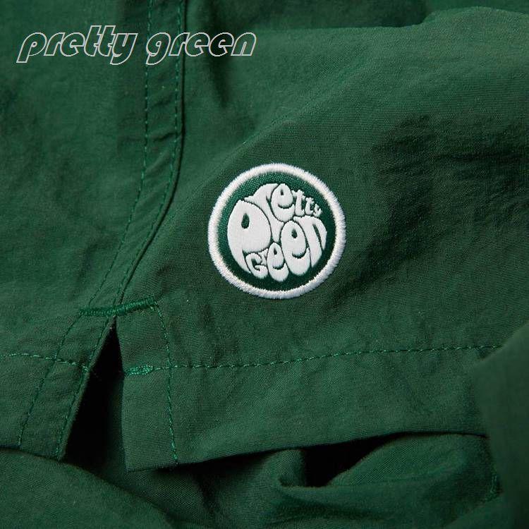 Men in Green Logo - Men Pretty Green Logo Swim Shorts Dark Green Pretty Green Shorts Cheap