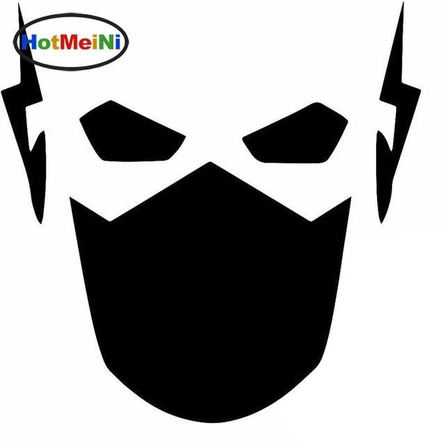 Robot Face Logo - HotMeiNi Funny Masked Robot Closely Observed Flash Face Car Sticker
