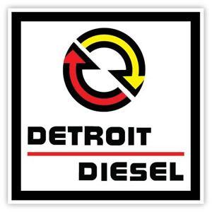 Detroit Engine Logo - Detroit Diesel Heavy Duty Engine Logo Vinyl Sticker Decal Car Wall ...