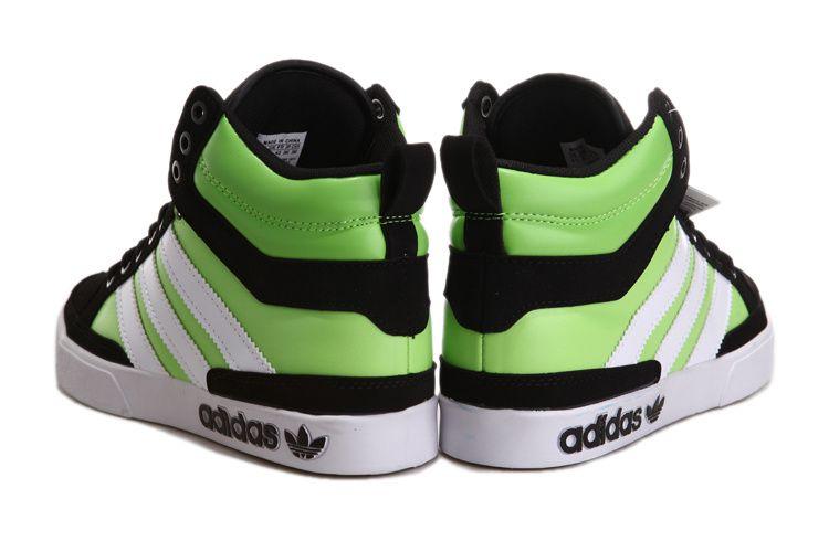 Men in Green Logo - New Fashion Adidas Yeezy First Release Green Men Court Mid Big Logo ...