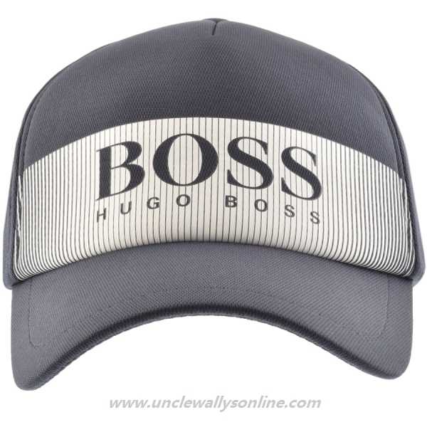 Men in Green Logo - Men BOSS Green Logo Cap Navy QQRT64UAK | unclewallysonline.com