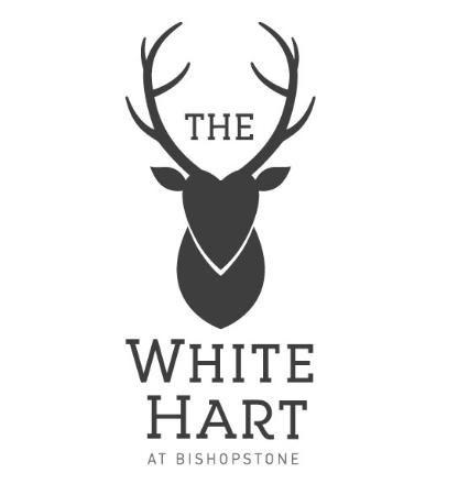 Hart Logo - Logo of The White Hart, Bishopstone