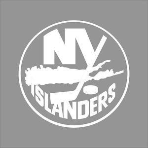 New York Islanders Logo - New York Islanders NHL Team Logo 1Color Vinyl Decal Sticker Car
