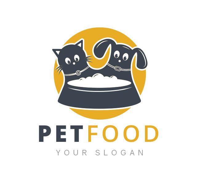 Dog Food Logo - Pet Food Logo & Business Card Template Design Love