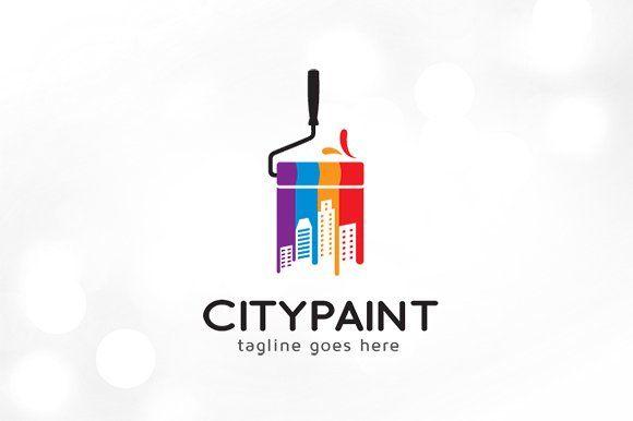 Paint Logo - City Paint Logo Template ~ Logo Templates ~ Creative Market