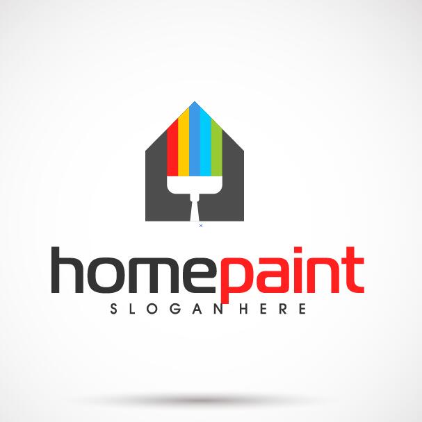 Paint Logo - Home paint logo vector free download