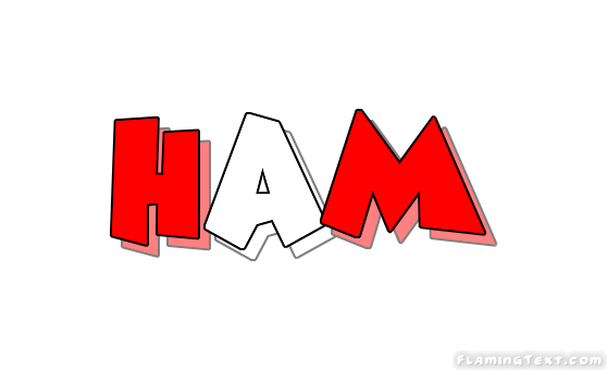Ham Logo - Canada Logo. Free Logo Design Tool from Flaming Text