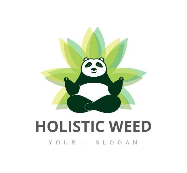 Weed Logo - Holistic Weed Logo & Business Card Template