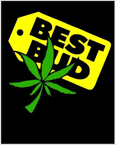 Weed Logo - Best Bud Weed Logo Poster