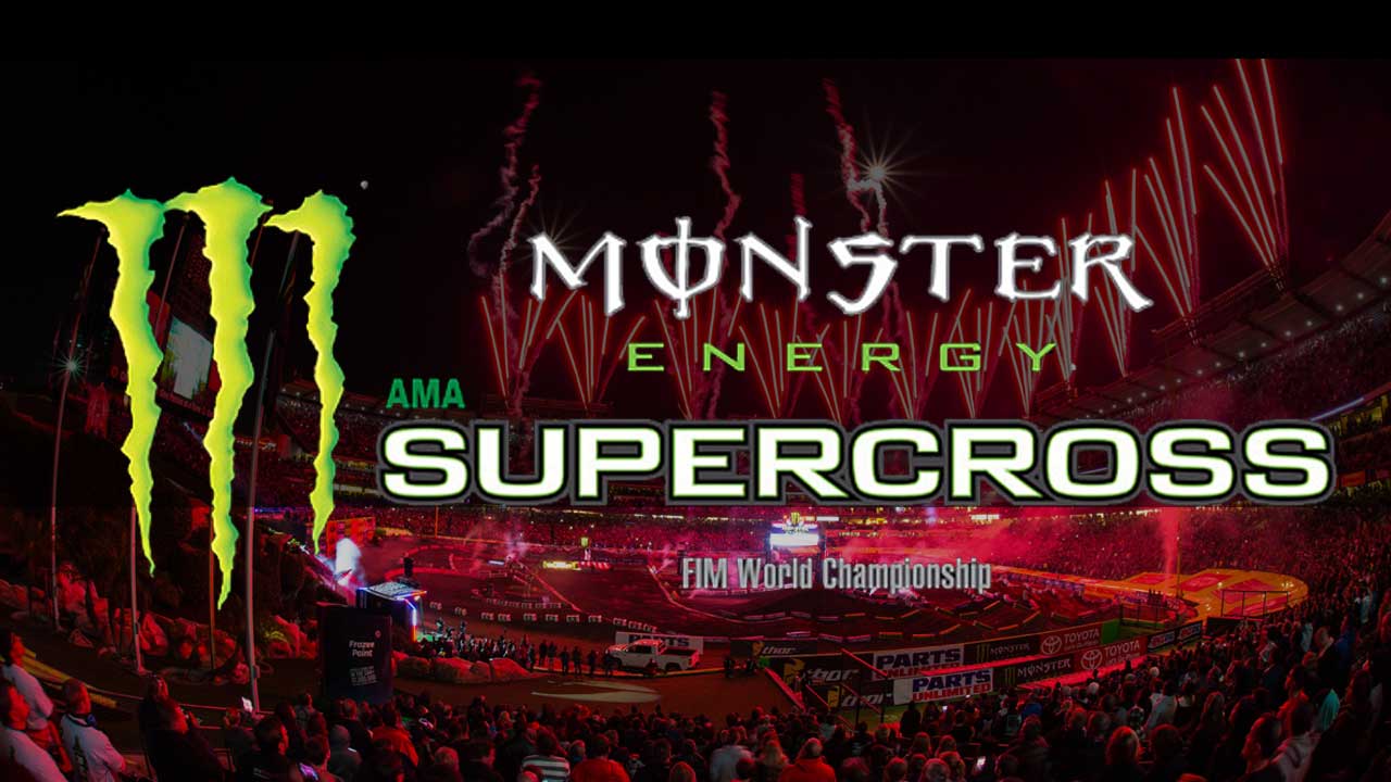 Monster Energy Supercross Logo - Feld Entertainment presenta il Calendario Supercross 2018