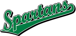 Green Spartan Logo - Team Pride: Spartans team script logo