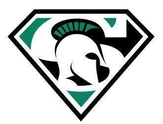Green Spartan Logo - Super Spartans logo design winner | Products I Love | Michigan state ...