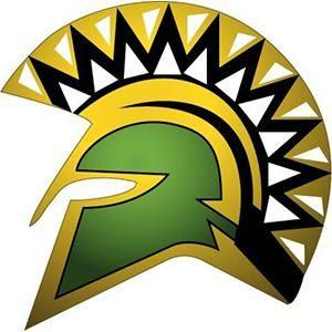 Green Spartan Logo - Red Bluff Junior Spartans
