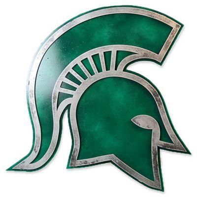 Green Spartan Logo - Michigan State University Spartan Logo Hex Head Art Work Multi ...