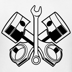 Piston and Wrench Logo - wrench and pistons | Sharpie art | Tattoos, Engine tattoo, Piston tattoo