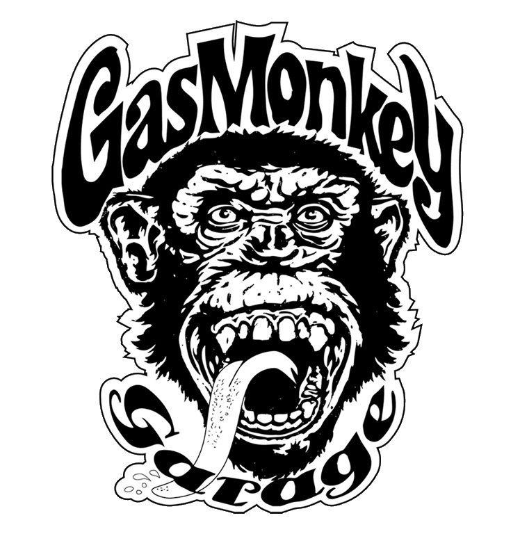 Piston and Wrench Logo - Gas Monkey Garage Piston Wrench Logo T-Shirt - Sheps cycle Shack