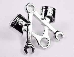 Piston and Wrench Logo - Piston Wrench Masonic Harley Indian Polished Chrome Victory Hat ...