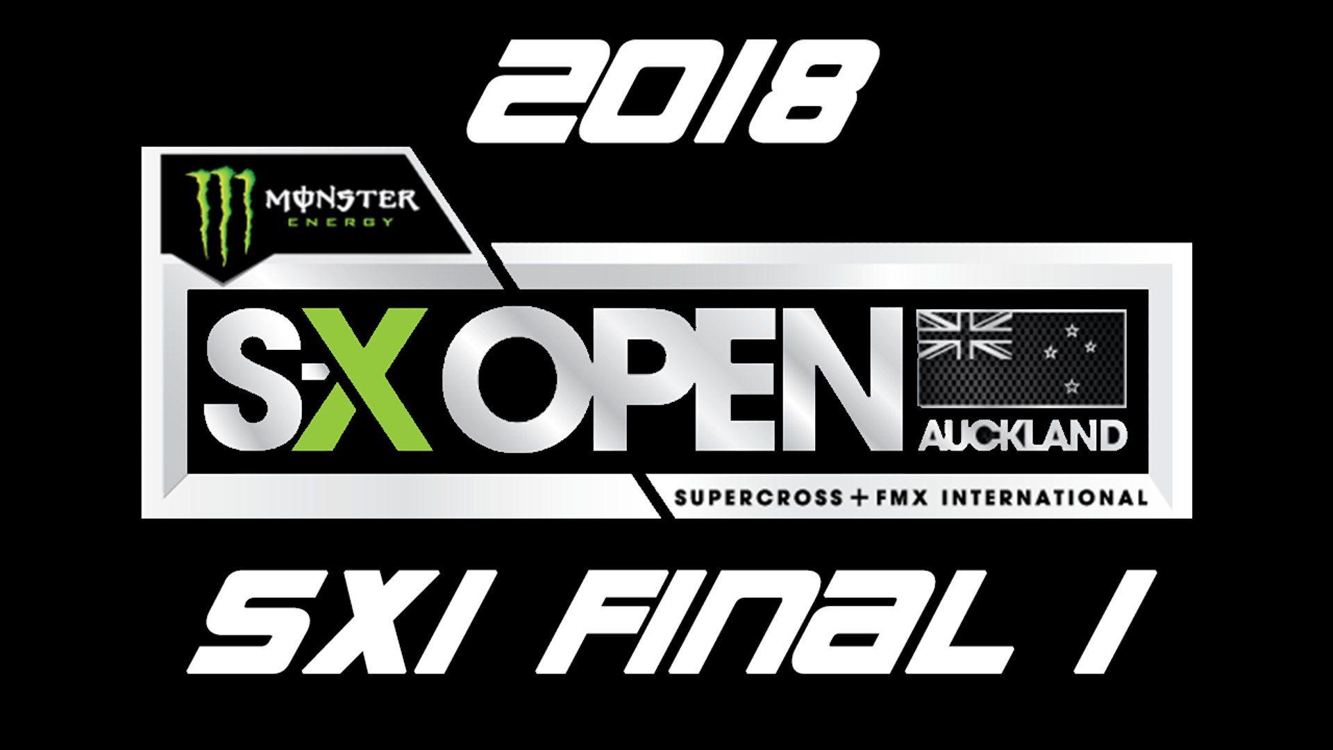 Monster Energy Supercross Logo - 2018 Monster Energy SX Open - Auckland SX1 Final 1 HD - video ...