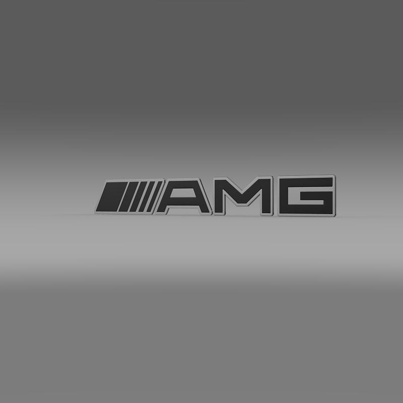 AMG Logo - AMG Logo 3D Model